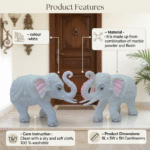 White Elephant Statue Pair (2x3 Inches) - Image 2