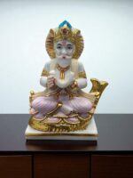 CRAFTFUSION Jhulelal Murti Marble Dust 9 inch