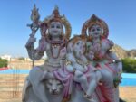 Shiva Parivar Murti 16 Inch | Shiv Parvati Ganesh Idol for Home Temple - Image 4