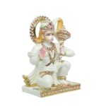 Hanuman Ashirwad Idol,White 9 Inch - Image 3